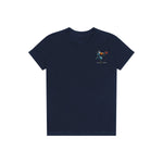 T-shirt Quirky Bird graphic 0039 - Navy