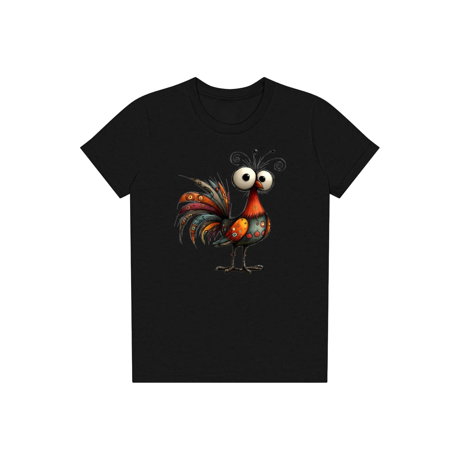 T-shirt Quirky Bird graphic 0040