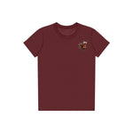 T-shirt Quirky Bird graphic 0040 - Maroon