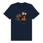 T-shirt Quirky Bird graphic 0040 - Navy