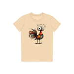 T-shirt Quirky Bird graphic 0040 - Soft Cream