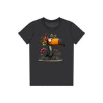 T-shirt Quirky Bird graphic 0041 - Dark Grey