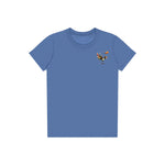 T-shirt Quirky Bird graphic 0042 - Columbia Blue