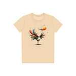 T-shirt Quirky Bird graphic 0042 - Soft Cream