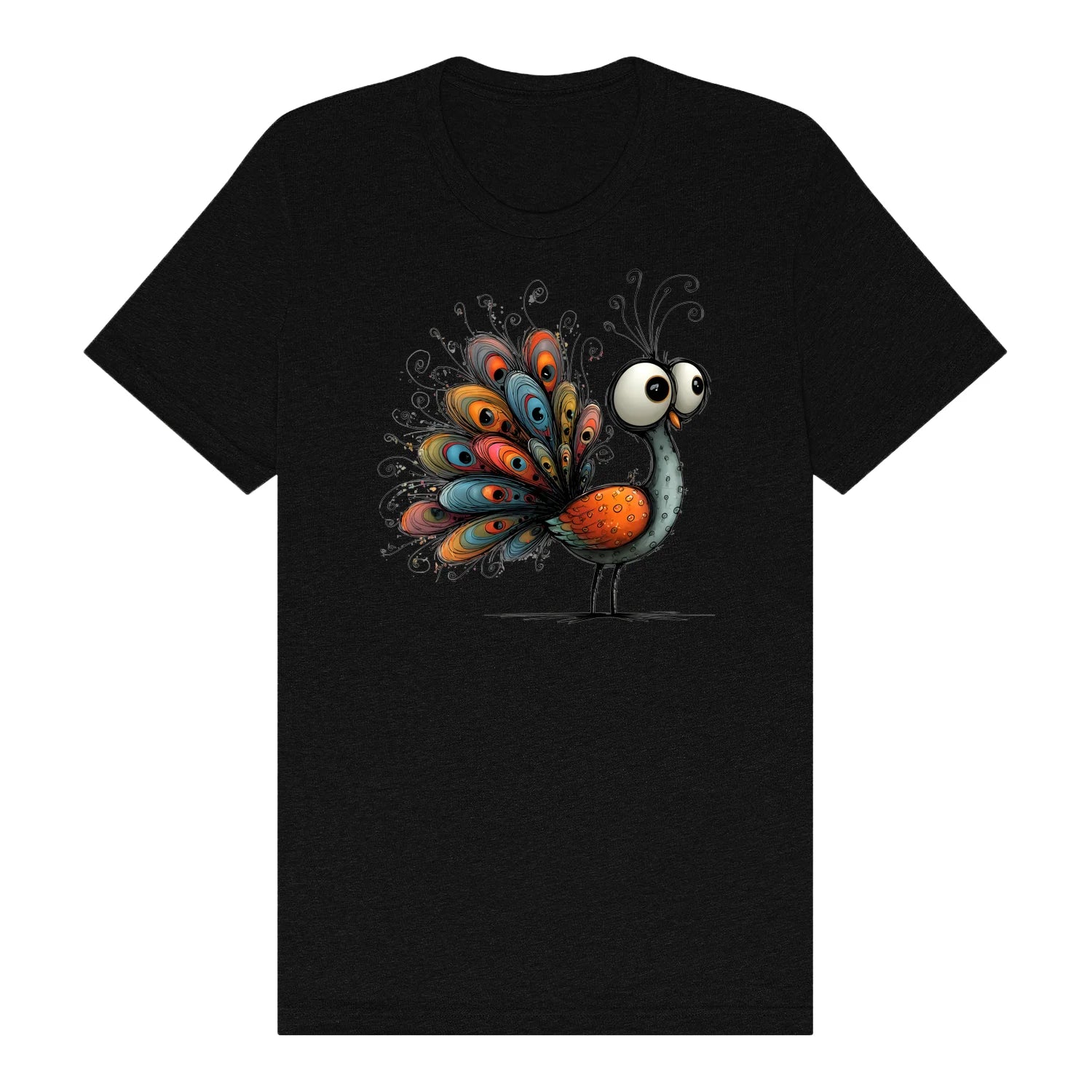 T-shirt Quirky Bird graphic 0043
