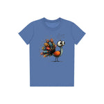 T-shirt Quirky Bird graphic 0043 - Columbia Blue
