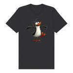 T-shirt Quirky Bird graphic 0045 - Dark Grey