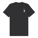 T-shirt Quirky Bird graphic 0045 - Dark Grey
