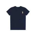 T-shirt Quirky Bird graphic 0045 - Navy