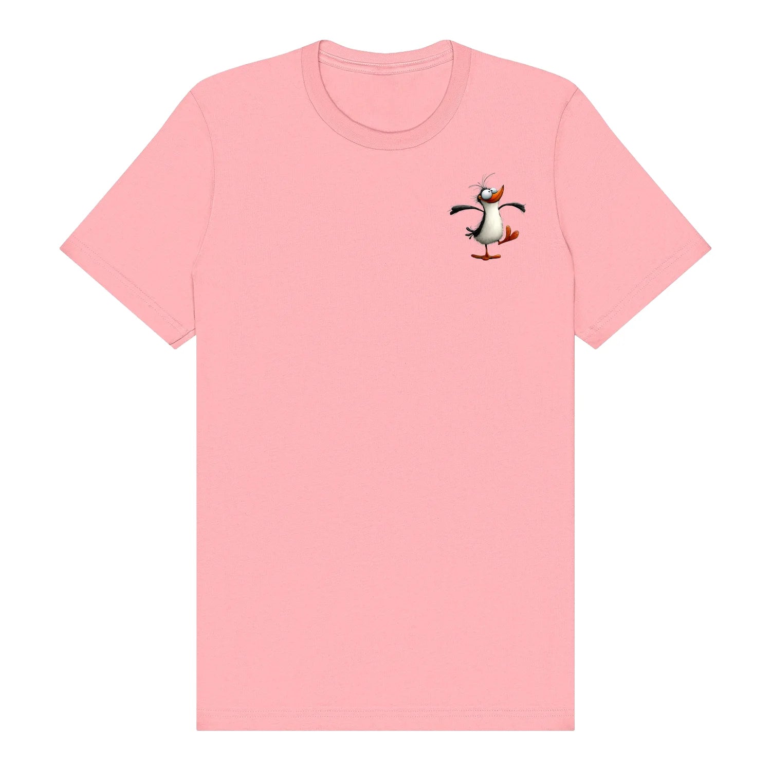T-shirt Quirky Bird graphic 0045 - Pink