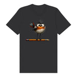 T-shirt Quirky Bird graphic 0046 - Dark Grey