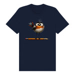 T-shirt Quirky Bird graphic 0046 - Navy