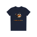 T-shirt Quirky Bird graphic 0046 - Navy