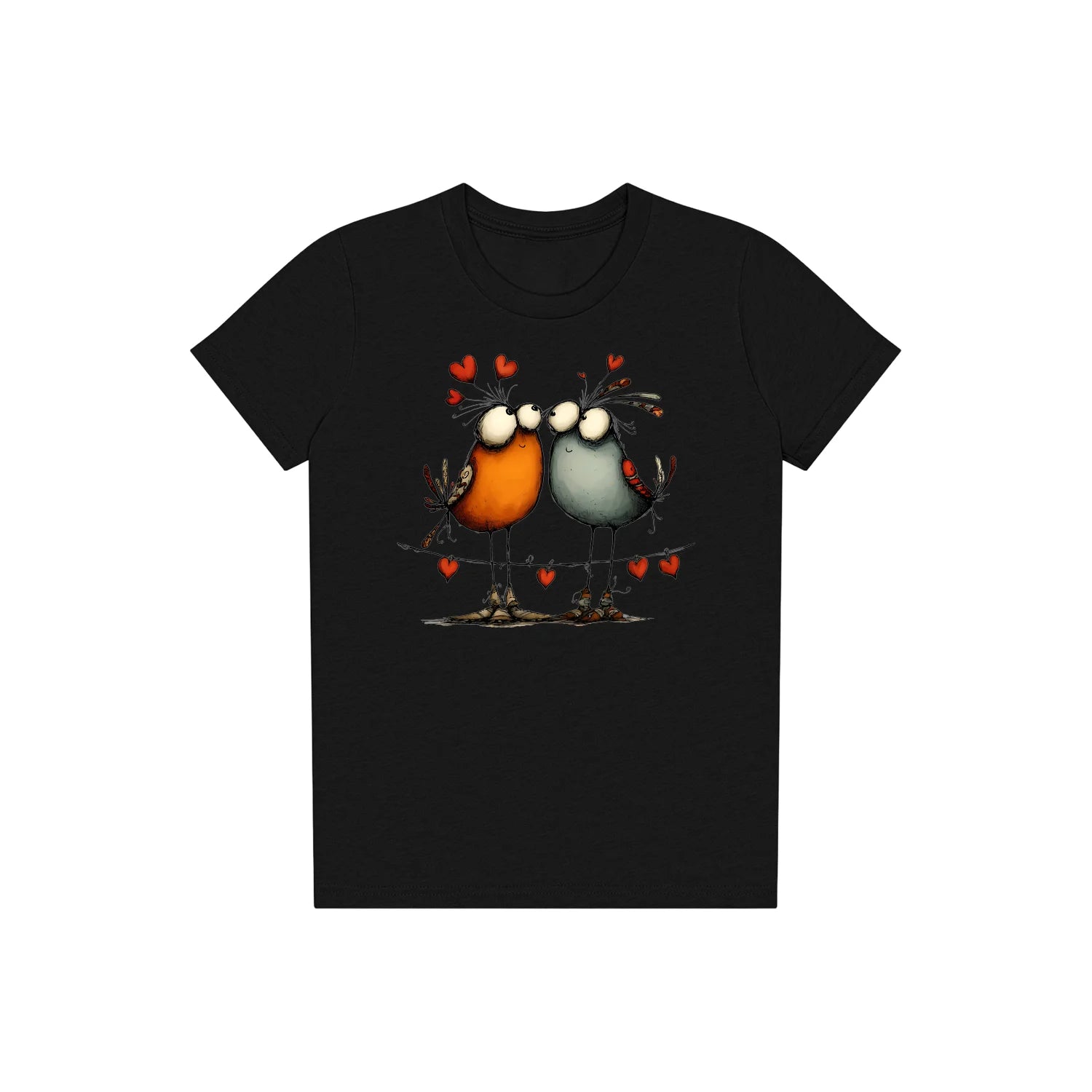 T-shirt Quirky Bird graphic 0047