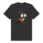 T-shirt Quirky Bird graphic 0048 - Dark Grey