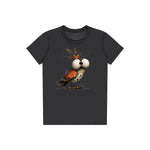 T-shirt Quirky Bird graphic 0048 - Dark Grey