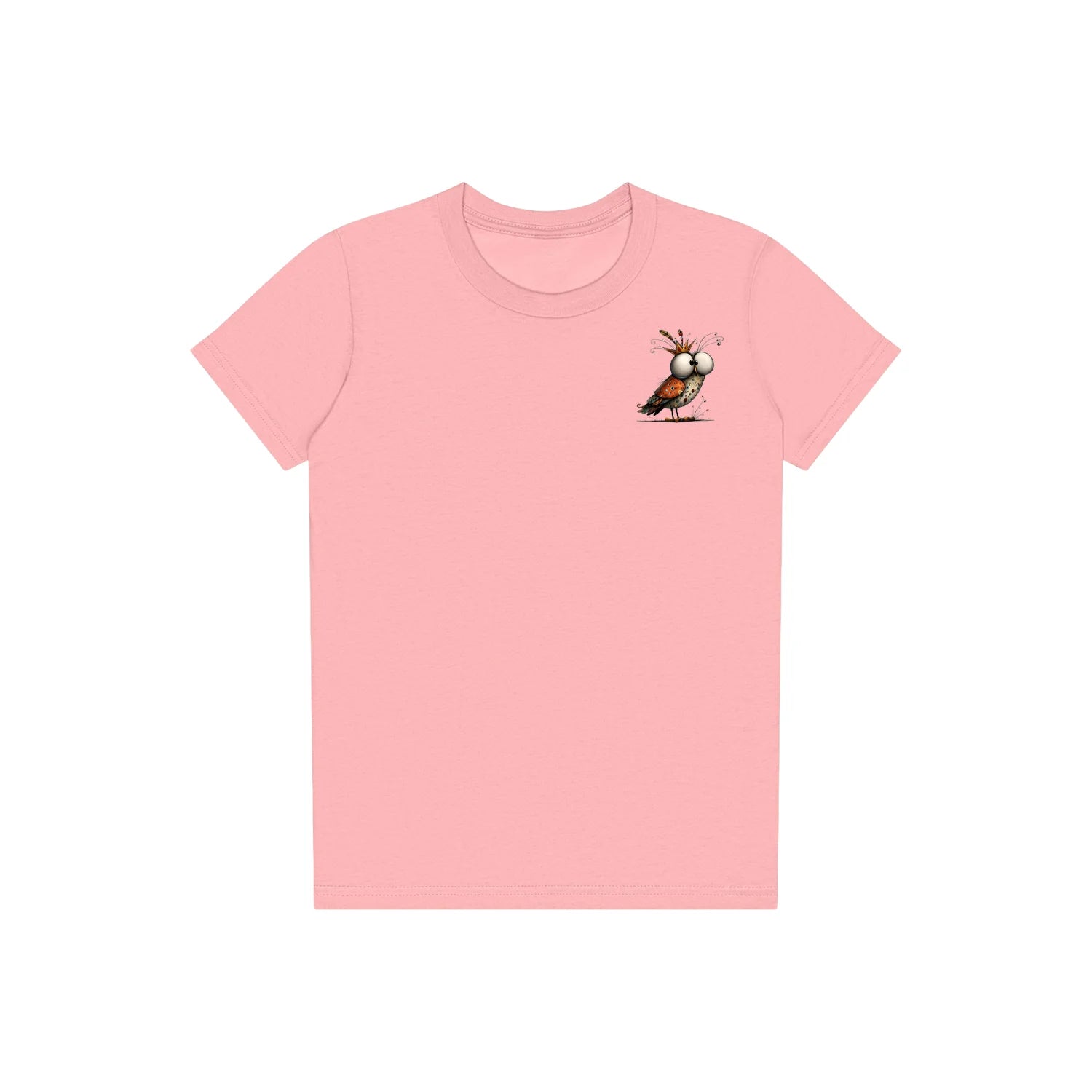 T-shirt Quirky Bird graphic 0048 - Pink