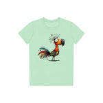 T-shirt Quirky Bird graphic 0049 - Mint
