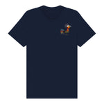 T-shirt Quirky Bird graphic 0049 - Navy