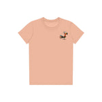 T-shirt Quirky Bird graphic 0049 - Peach