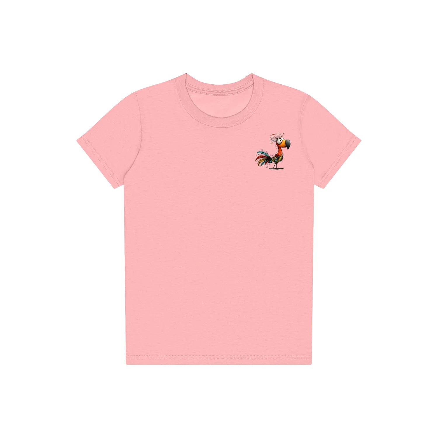 T-shirt Quirky Bird graphic 0049 - Pink