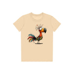 T-shirt Quirky Bird graphic 0049 - Soft Cream