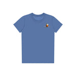 T-shirt Quirky Bird graphic 0050 - Columbia Blue
