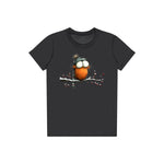T-shirt Quirky Bird graphic 0050 - Dark Grey