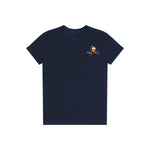 T-shirt Quirky Bird graphic 0050 - Navy