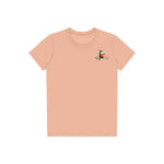 T-shirt Quirky Bird graphic 0050 - Peach