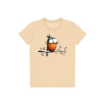 T-shirt Quirky Bird graphic 0050 - Soft Cream