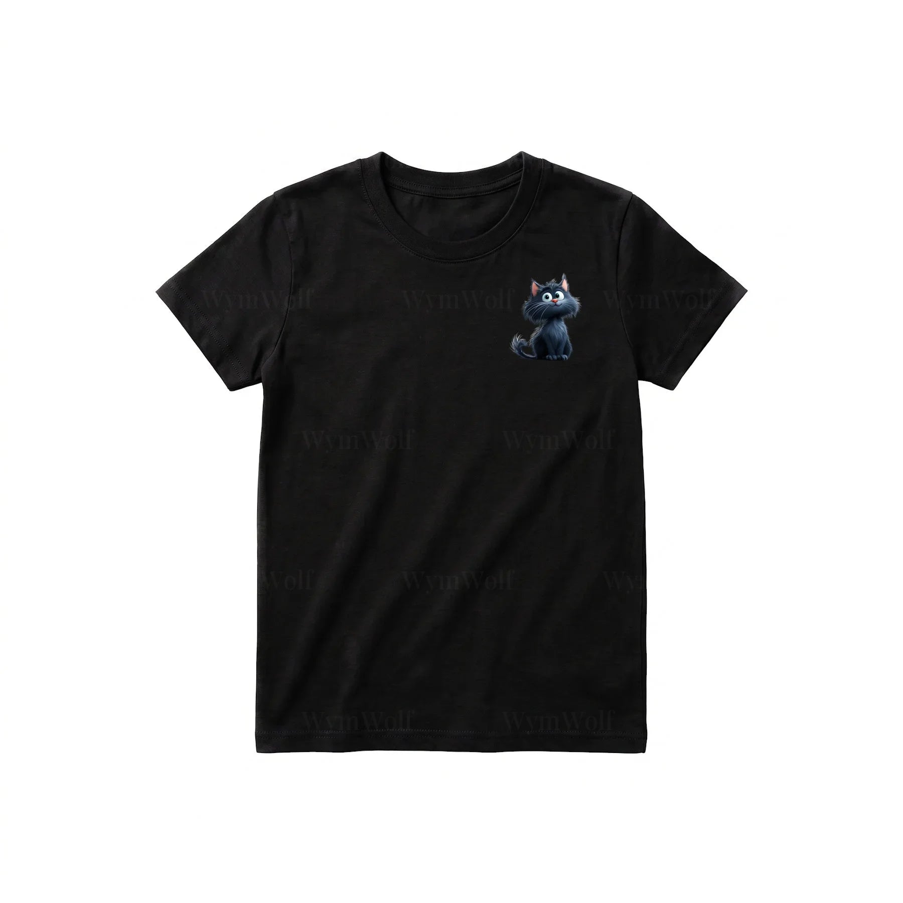 T-shirt Cat graphic 0001