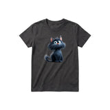 T-shirt Cat graphic 0001 - Dark Gray