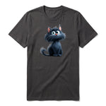 T-shirt Cat graphic 0001 - Dark Gray