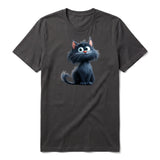 T-shirt Cat graphic 0001 - Dark Gray