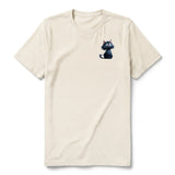 T-shirt Cat graphic 0001 - Natural