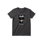 T-shirt Cat graphic 0002 - Dark Gray