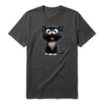 T-shirt Cat graphic 0002 - Dark Gray