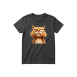 T-shirt Cat graphic 0003 - Dark Gray