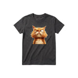 T-shirt Cat graphic 0003 - Dark Gray