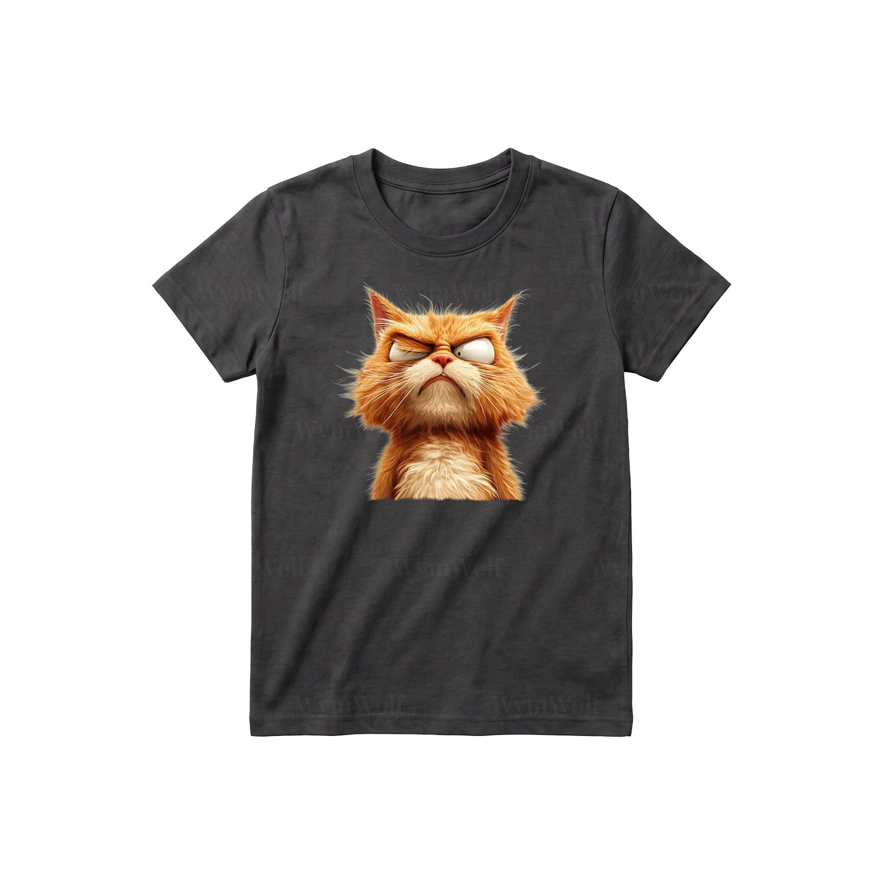 T-shirt Cat graphic 0003 - Dark Gray
