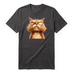 T-shirt Cat graphic 0003 - Dark Gray