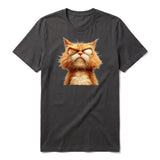 T-shirt Cat graphic 0003 - Dark Gray