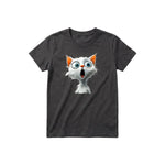 T-shirt Cat graphic 0004 - Dark Gray