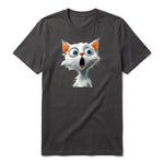 T-shirt Cat graphic 0004 - Dark Gray