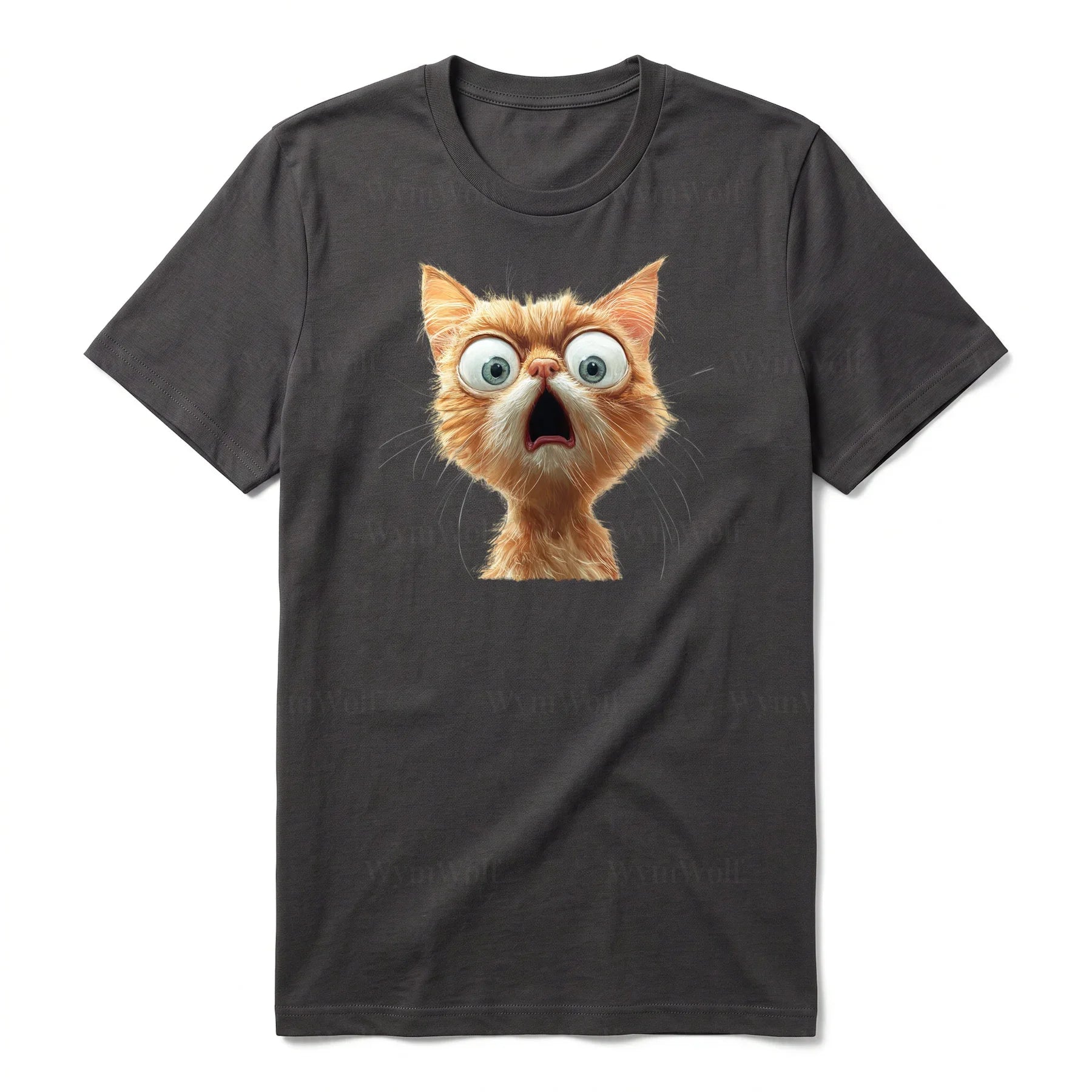 T-shirt Cat graphic 0005 - Dark Gray