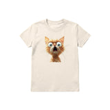 T-shirt Cat graphic 0005 - Natural