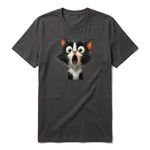 T-shirt Cat graphic 0006 - Dark Gray