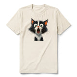 T-shirt Cat graphic 0006 - Natural