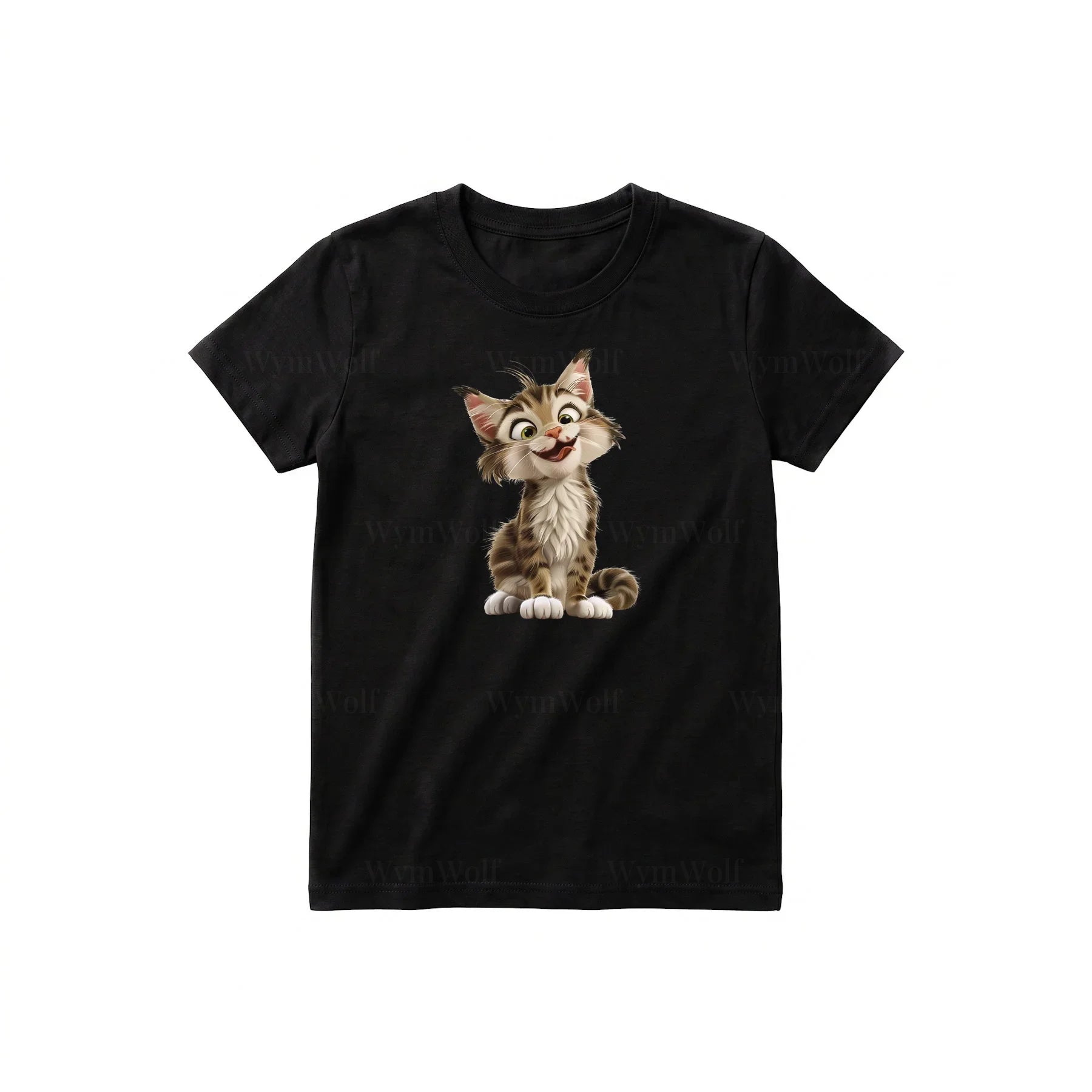 T-shirt Cat graphic 0007